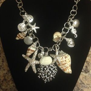 Seashell Ocean Charms Necklace
